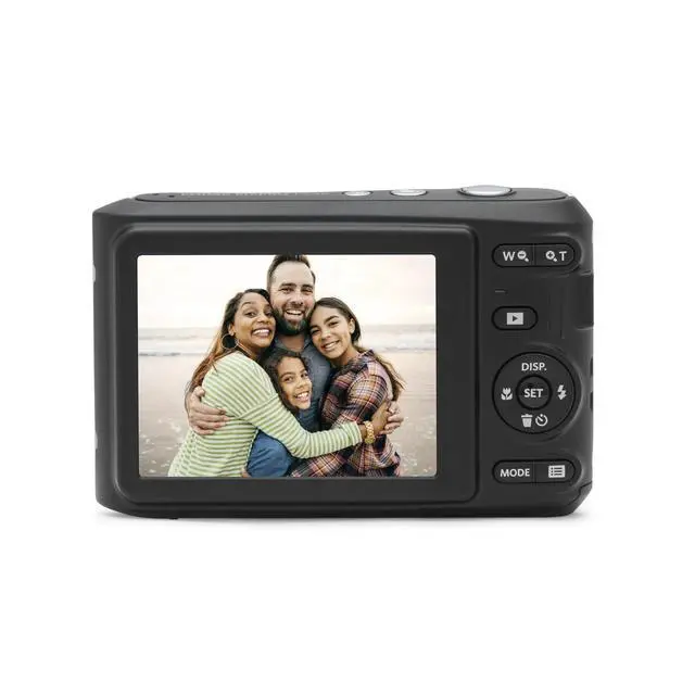 Alt view image 6 of 7 - PIXPRO FZ45 4X Zoom Camera (Silver) (FZ45SR) + Cleaning Cloth Bundle | For Travel, Family & Everyday Photography | Wide-Angle Lens | Full HD Video | 16MP | 4x Optical Zoom + 128GB Memory Card
