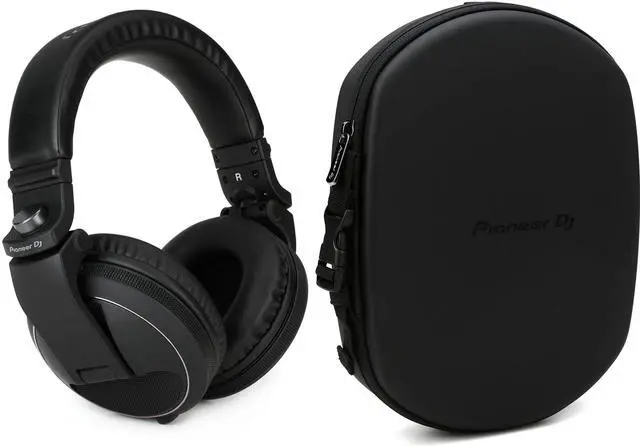Main image of Pioneer DJ HDJ-X5 Professional DJ Headphones - Black Bundle with DJ HDJ-HC02 DJ Headphones Case