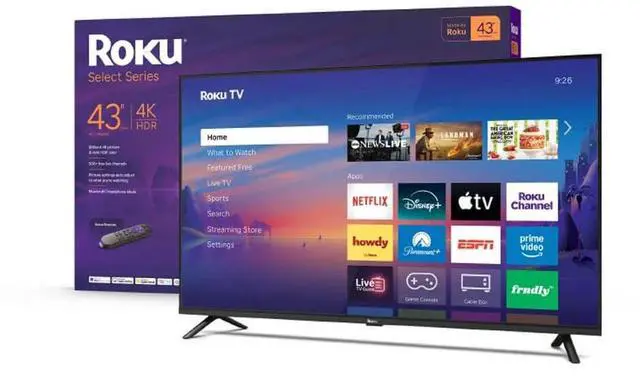 Alt view image 6 of 7 - 43" Select Series 4K Smart TV HDMI CPS Streaming Bundle 2026 | 43" 4K Smart TV with HDMI Cable, Streaming Bundle & 12 Month CPS