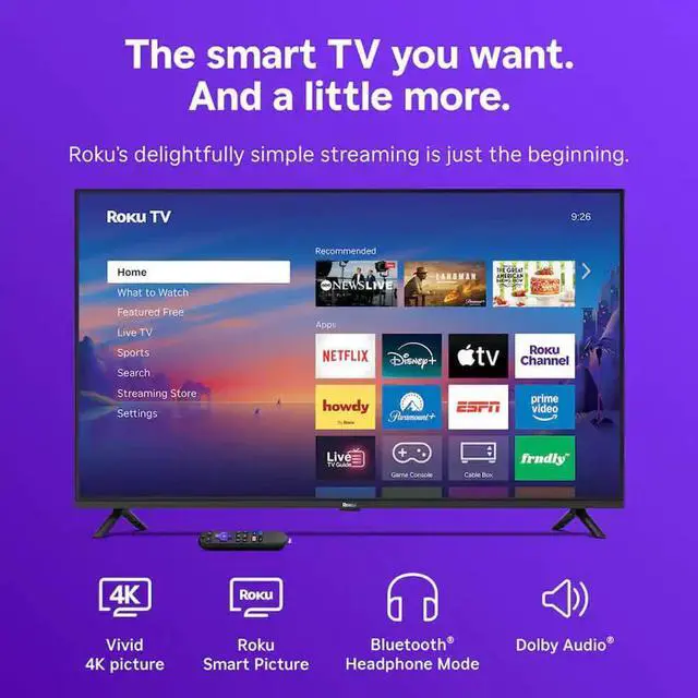 Alt view image 7 of 7 - 43" Select Series 4K Smart TV HDMI CPS Streaming Bundle 2026 | 43" 4K Smart TV with HDMI Cable, Streaming Bundle & 12 Month CPS