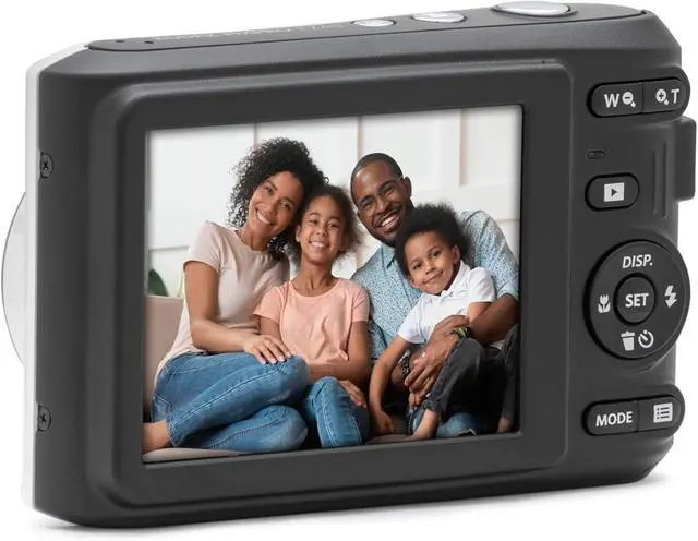 Alt view image 4 of 7 - PIXPRO FZ45-BK 16MP Digital Camera 4X Optical Zoom 27mm Wide Angle 1080P Full HD Video 2.7" LCD Vlogging Camera, Bundle with Camera Case and 32GB SD Card (White)