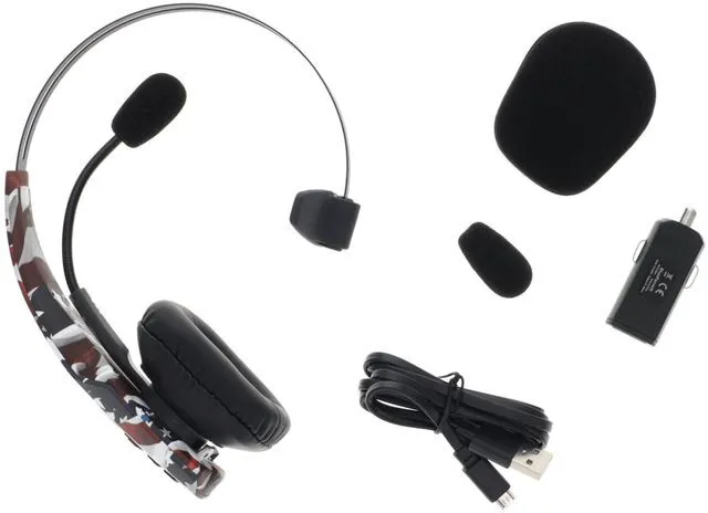 Alt view image 2 of 5 - B350XTFLAGON One Nation Traditional Noise Cancelling Bluetooth Headset - Flag Design