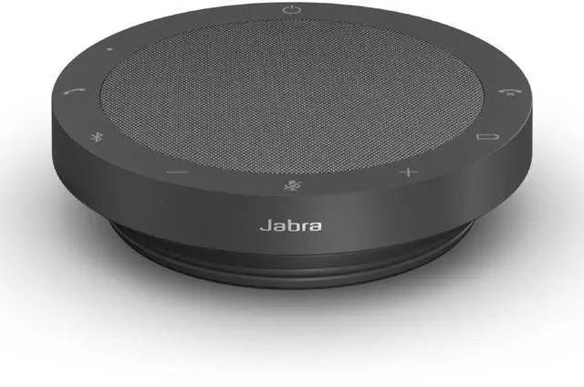 Main image of Speak2 55 Wireless Bluetooth Speakerphone - Compact and Portable Speaker with 4 Noise-Cancelling Mics, Full-Range 50mm Speaker & Wideband Audio - Certified for Zoom and Google Meet - Dark Grey