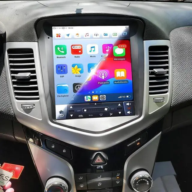 Main image of Car Radio Stereo for Chevy Cruze 2009 2010 2011 2012 2013 2014 2015 Android 13 9.7 Inch Screen Car in-Dash GPS Navigation RAM 2GB ROM 64GB with Carplay WiFi Free Camera