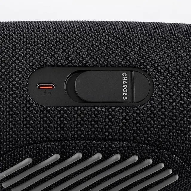 Alt view image 5 of 7 - Charge 5 Wireless Bluetooth Speaker (Black) | Rugged IP67 Waterproof Outdoor Audio with Deep Bass & 20H Playtime | Includes Protective Travel Case for Beach, Hiking, Camping, and More