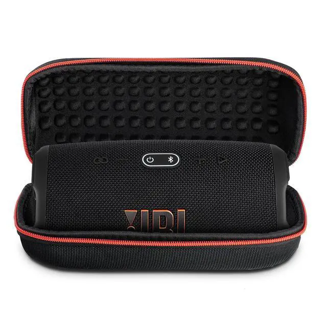 Alt view image 3 of 7 - Charge 5 Wireless Bluetooth Speaker (Black) | Rugged IP67 Waterproof Outdoor Audio with Deep Bass & 20H Playtime | Includes Protective Travel Case for Beach, Hiking, Camping, and More