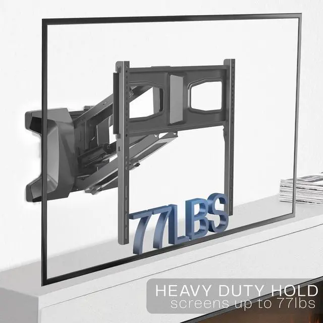 Alt view image 5 of 7 - Motorized TV Wall Mount for 37 to 70 inch Screen up to 77 lbs, Above Fireplace Height Adjustable Electric Pull Down Mantel Bracket, Black, MOUNT-E-M070R