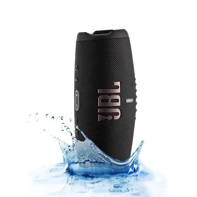 Alt view image 6 of 7 - Charge 5 Wireless Bluetooth Speaker (Black) | Rugged IP67 Waterproof Outdoor Audio with Deep Bass & 20H Playtime | Includes Protective Travel Case for Beach, Hiking, Camping, and More