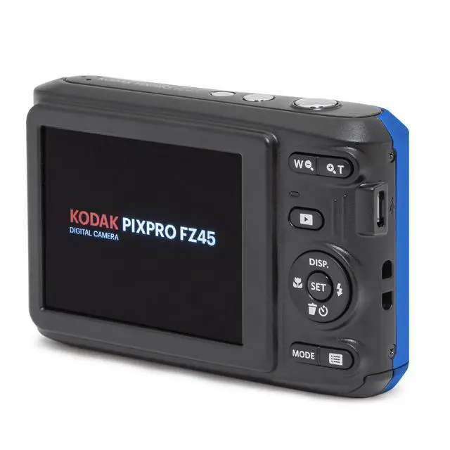Alt view image 4 of 7 - PIXPRO FZ45 Friendly Zoom 16MP Full HD Digital Camera, Bundle with 32GB Memory Card and Camera Bag, Flexible Tripod, and Card Reader (Blue)