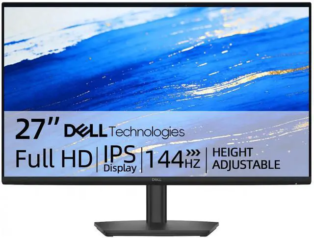 Main image of 27" FHD 144Hz Monitor, Height Adjustable, IPS LCD Monitor, 1ms MPRT, FreeSync, Ultra Thin bezels, 1000:1, Anti Glare, Low Blue Light, Flicker Free, VESA 2 x HDMI, Black