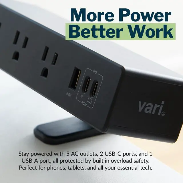 Alt view image 3 of 6 - Power Hub 4th Gen Desk Mount Charging Station