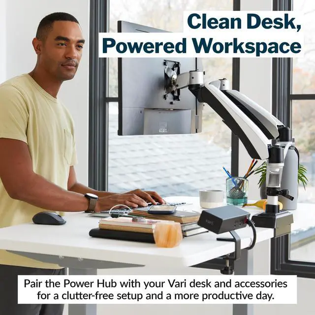Alt view image 5 of 6 - Power Hub 4th Gen Desk Mount Charging Station
