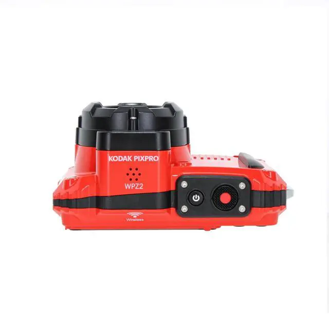 Alt view image 4 of 6 - PIXPRO WPZ2 Rugged Waterproof Shockproof Dustproof WiFi Digital Vlogging Camera 16MP (Red) Bundle with 64GB Memory Card + Vlogger Tripod + Bag + Cleaning Kit + More Accessories