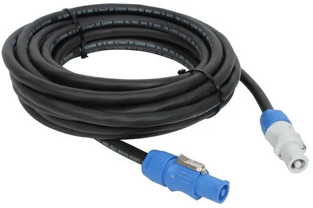 Main image of Neutrik PowerCon Power Extension Cable | 100' ft | PC12-AB-100 | Made in the USA