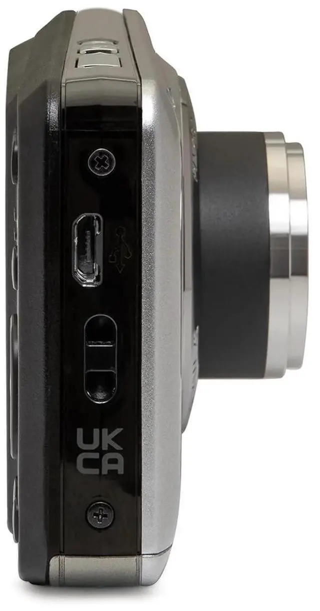Alt view image 5 of 5 - PIXPRO FZ55 Digital Camera (Silver) | 16MP Sensor, 5X Optical Zoom, 28mm Wide-Angle Lens & Full HD Video | Great for Travel & Beginner Photography (FZ55SR) + 128GB Card + Case + Cleaning Cloth