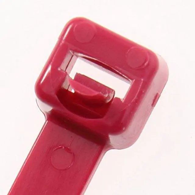 Alt view image 2 of 5 - PRT2S-M2 Cable Tie, Releasable, Standard, Nylon 6.6, 7.4-Inch Length, Red (1,000-Pack)