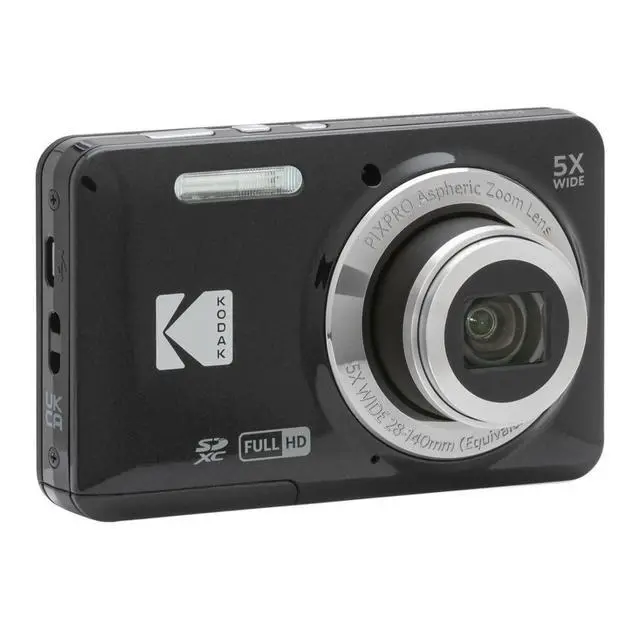 Alt view image 4 of 7 - PIXPRO Friendly Zoom FZ55 Digital Camera (Black) Bundle | 32GB Class 10 UHS-I U1 SDHC Memory Card, (2 items)