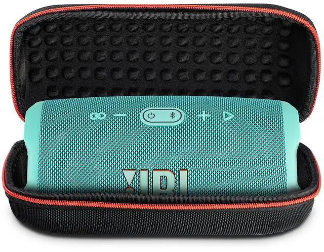 Alt view image 3 of 7 - Charge 5 Wireless Bluetooth Speaker (Teal) | Rugged IP67 Waterproof Outdoor Audio with Deep Bass & 20H Playtime | Includes Protective Travel Case for Beach, Hiking, Camping, and More