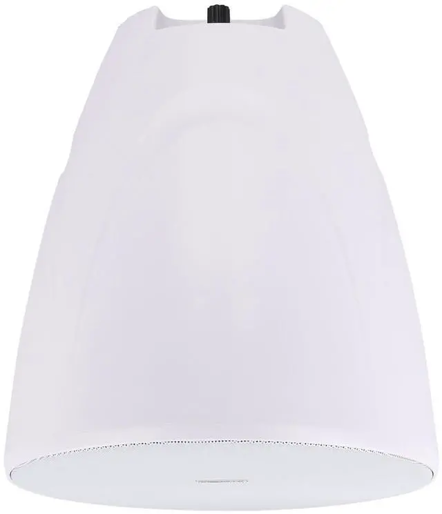 Main image of PEN-80T White 8" 70V Hanging Pendant Speaker for Restaurants | 70V/100V Transformer Taps: 40W, 20W, 10W, 5W or 8 Ohm 60W RMS, Euroblock Terminals, Deep Bass