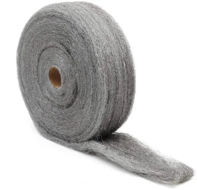 Main image of GMT 105045 Industrial-Quality Steel Wool Reel, #2 Medium Coarse; 5-lb. Reel (Case of 6); Clean & Remove Grime on Porcelain, Glass, and Metal Surfaces