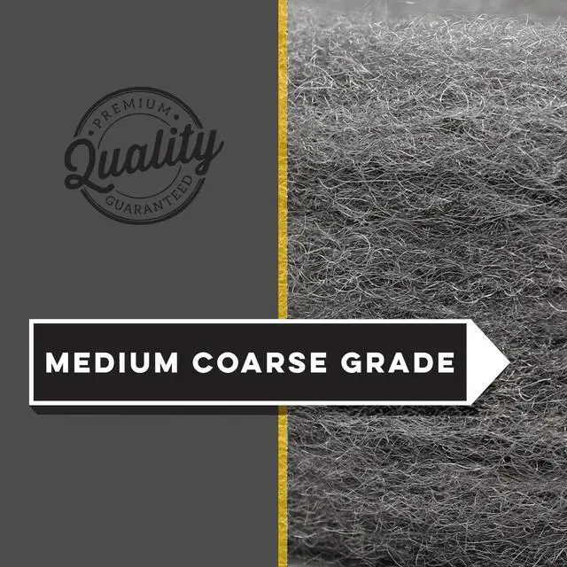 Alt view image 5 of 7 - GMT 105045 Industrial-Quality Steel Wool Reel, #2 Medium Coarse; 5-lb. Reel (Case of 6); Clean & Remove Grime on Porcelain, Glass, and Metal Surfaces