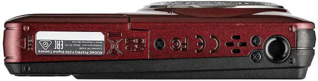 Alt view image 7 of 7 - PIXPRO FZ55 Digital Camera (Red) | 16MP Sensor, 5X Optical Zoom, 28mm Wide-Angle Lens & Full HD Video | Great for Travel & Beginner Photography (FZ55RD) + 128GB Card + Case + Cleaning Cloth