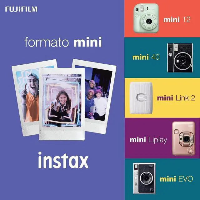 Alt view image 2 of 6 - Instax Mini Instant Camera Film with Sandisk 32 GB USB Flash Drive + 6 x Mini Twin Packs (120 Sheets) and Buzz-Photo Microfiber Cleaning Cloth