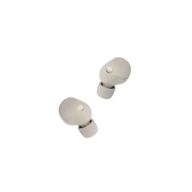 Alt view image 7 of 7 - WF-1000XM5 True Wireless Noise Canceling Earbuds (Silver) Hi-Res Audio, Bluetooth 5.3, Adaptive ANC, Built-in Microphone with Goby Labs Cleaner and P-Bank Bundle