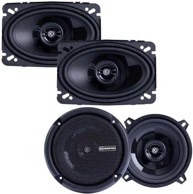 Main image of 1 Pair of PRX46 4x6 Coaxial and 1 Pair of PRX5 5" Coaxial Power Reference Series Speakers