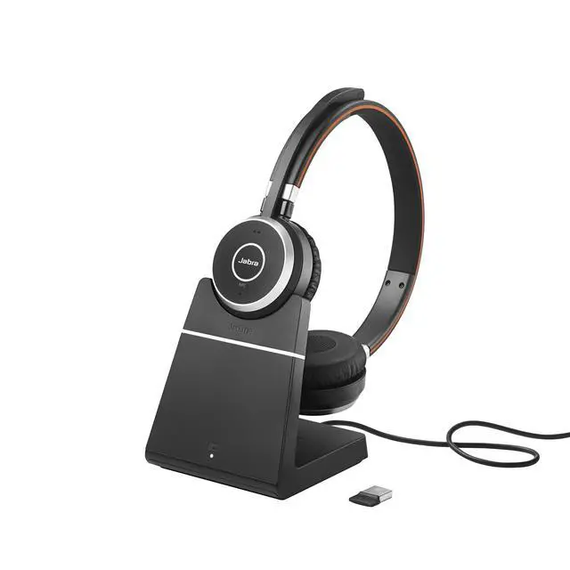 Alt view image 6 of 6 - Evolve 65 With Charging Stand MS Stereo