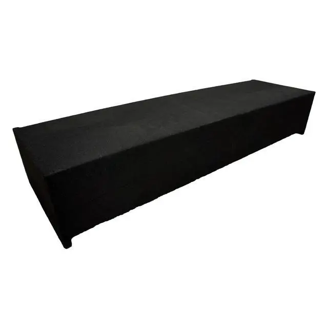 Alt view image 4 of 4 - Dual 12" Subwoofer Box Fits 1997-1999 Ford F150 Extended Cab Sealed ASC | Air-tight 12 inch MDF enclosure, durable charcoal carpet, contour-cut rear wall hug, heavy-duty terminals, fast wiring hookup