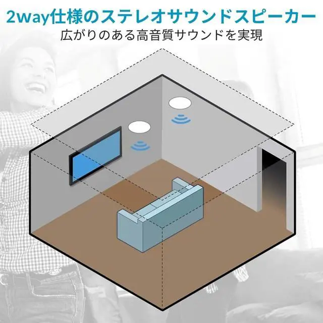 Alt view image 5 of 6 - 8" 500W 2 Way in Wall/Ceiling Home Speakers System Audio Stereo, 12 Pack