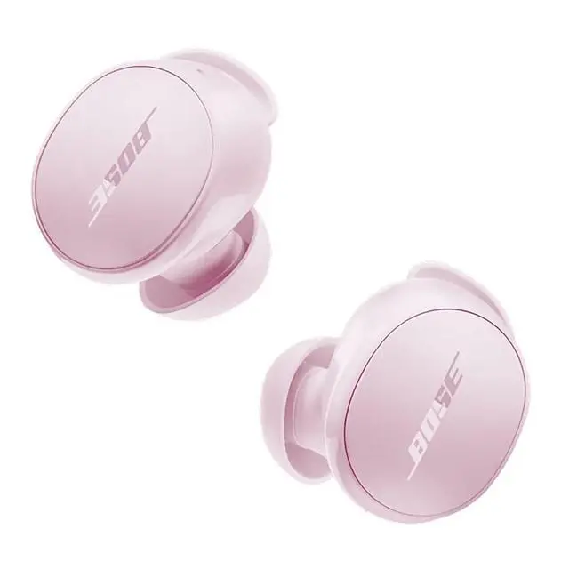 Alt view image 2 of 7 - New QuietComfort Wireless Noise Cancelling Earbuds, Lifestyle Bluetooth Earbuds with Active Noise Cancellation, Up to 8.5 Hours of Battery Life with Green Extreme Portable Charger (Petal Pink)
