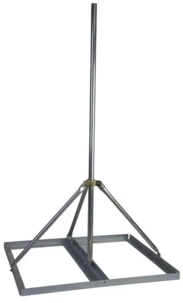 Main image of Non-Penetrating Roof Mount with 1.66" x 30" Mast - EZ NP-30-166 Flat Roof Mount (Non Penetrating Mount with 30" Mast)