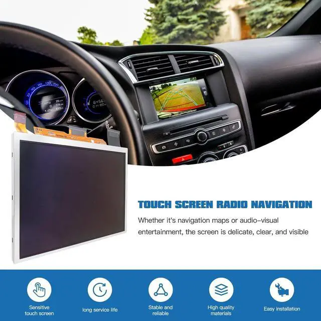 Alt view image 5 of 7 - 8.4" Navigation Touch-Screen for 2018-2023 Dodge Charger Challenger Fits for U*Connect 4C Radio Display Part Number TDO-XGA0840J00001-V5, TDO-XGA0840J00001-V5 V4 V3 V2 V1, TDO-XGA084 from