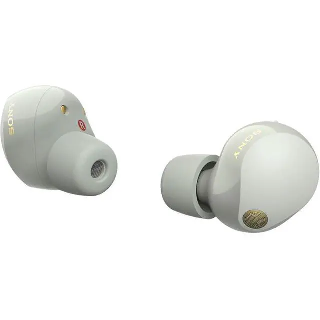 Alt view image 6 of 7 - WF1000XM5/S Industry Leading Noise Canceling Truly Wireless Earbuds Silver Bundle with 6 Pairs of in-Ear Earbud Tips and Converter Adapter Type C Adapter