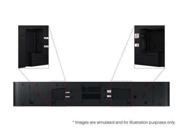 Alt view image 3 of 7 - Soundbar, B-Series (HW-B400F), 2.0ch with Built-in Woofer, Voice Enhance & Night Mode, Surround Sound Expansion, Adaptive Sound, Movie & Gaming