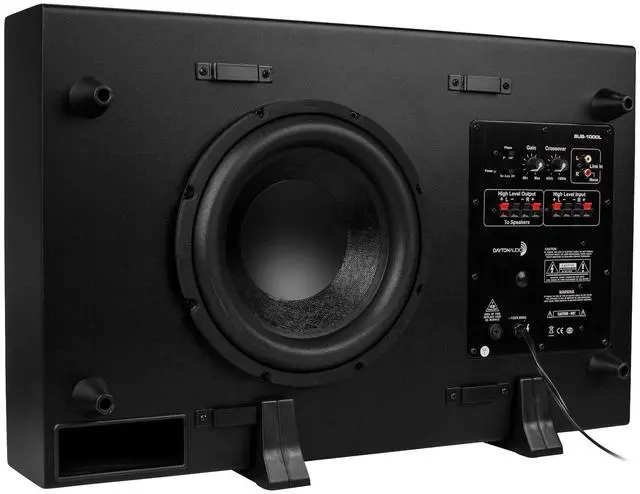 Alt view image 3 of 7 - SUB-1000 10" Low Profile Powered Subwoofer