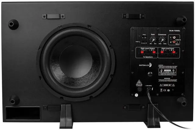 Alt view image 5 of 7 - SUB-1000 10" Low Profile Powered Subwoofer