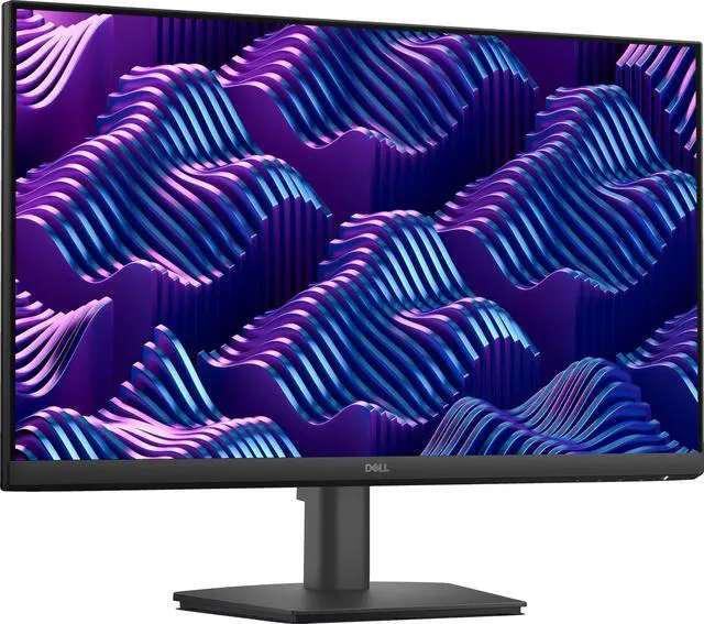Alt view image 2 of 6 - E24 Series 24" FHD 100Hz Monitor, Flat IPS LCD 1000:1 Contrast Ratio, 16:9 Anti-Glare, VESA, Ultra Thin bezels, 1 x DisplayPort, 1 x HDMI, 1 x VGA Black
