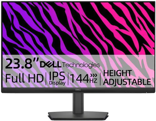 Main image of 24" FHD 144Hz Monitor, Height Adjustable, IPS LCD Monitor, 1ms MPRT, FreeSync, Ultra Thin bezels, 1000:1, Anti Glare, Low Blue Light, Flicker Free, VESA 2 x HDMI, Black