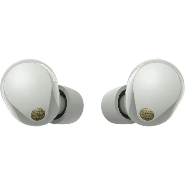 Alt view image 6 of 7 - WF1000XM5/S Industry Leading Noise Canceling Truly Wireless Earbuds Silver Bundle with Deco Essentials 6 Pairs of in-Ear Earbud Tips (3 Memory Foam, 3 Silicone) (S/M/L Sizes)