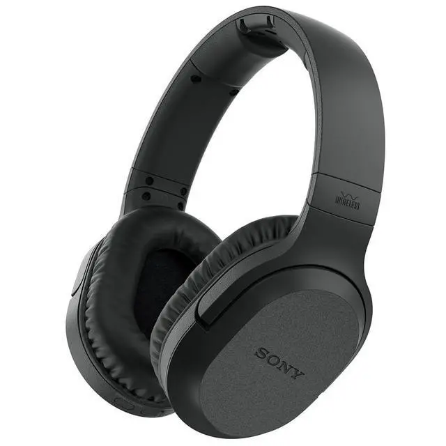 Alt view image 3 of 7 - WHRF400 Wireless Home Theater Headphones Black Bundle with Mizco Travelocity in-Ear Headphone (Colors May Vary), Headphone Case, 2X Converter Adapter and 1 YR CPS Enhanced Protection Pack