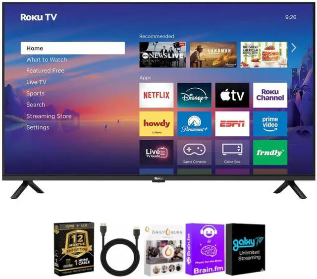 Main image of 40 Inch Class Select Series 1080p Full HD Smart TV WiFi LED Display Voice Remote Streaming Apps Included HDMI Cable Streaming Bundle 12 Month CPS Television