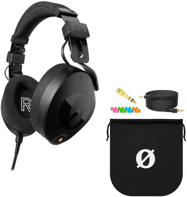 Main image of Rode NTH-100 Professional Over-Ear Headphones with Soft Case, 3.5mm to 1/4" Headphone Adaptor and Polishing Cloth