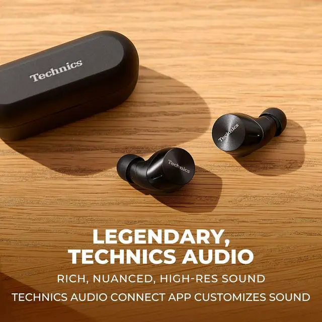 Alt view image 2 of 6 - HiFi True Wireless Multipoint Bluetooth Earbuds with Noise Cancelling, 3 Device Multipoint Connectivity, Wireless Charging, Impressive Call Quality, LDAC Compatible - EAH-AZ60M2-K (Black)