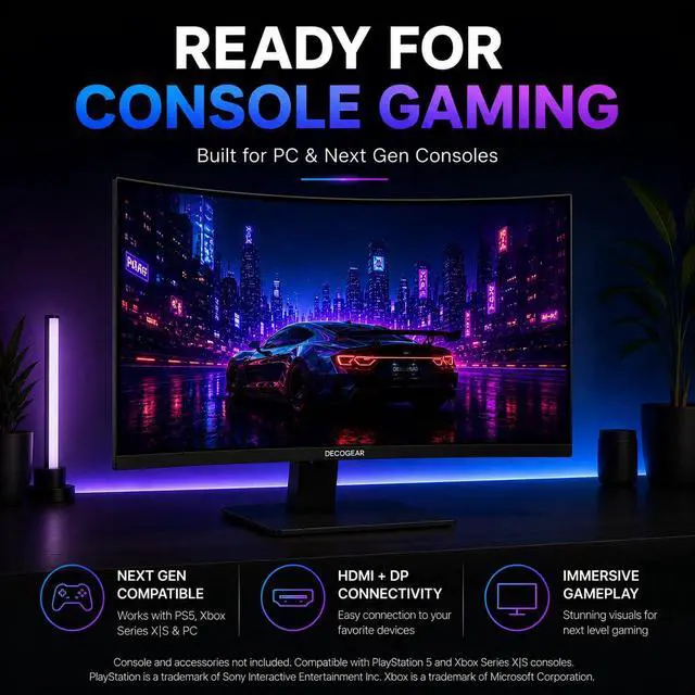 Alt view image 4 of 7 - 27 240Hz Curved Gaming Monitor, FHD 1080p 1500R VA Display, HDR, 99% sRGB, Adaptive Sync, 5ms OD Response, HDMI & DisplayPort, FPS/RTS Modes, PC & Console Compatible