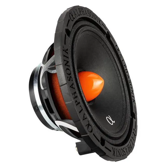 Alt view image 5 of 7 - 1 Pair of MPRO654 Mayhem PRO Series 6.5" 1400 Watts Max 350 Watts RMS Mid-Range Car Audio Speaker 4-Ohm Grille, Cast Basket, Cloth Surround, Non Pressed Paper Cone, Neodymium Magnet