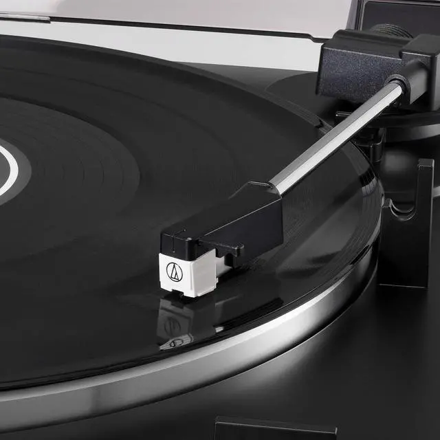 Alt view image 7 of 7 - AT-LP60X-BK Fully Automatic Belt-Drive Stereo Turntable Bundle with Eris 3.5 Monitors and Vinyl Cleaning Kit | Includes Eris 3.5 Monitors and Vinyl Cleaning Kit