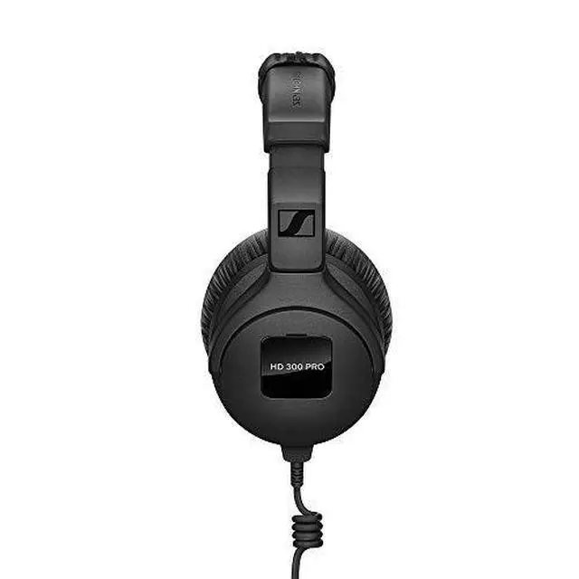 Alt view image 3 of 7 - HD 300 Pro Headphones, Black with Headphone Holder & Stereo 1/4" Male Phone TRS Headphone Extension Cable 10'